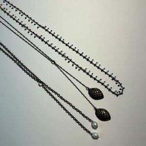 Lot of Three Pretty Necklaces